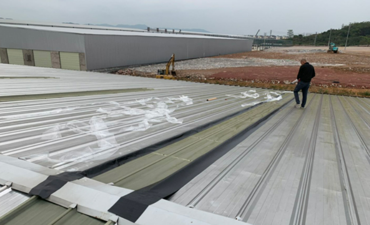 孝昌厂房屋面防水维修案例